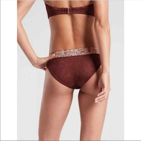 Athleta Aqualuxe Batik mid rise bathing suit bottom - Picture 4 of 5